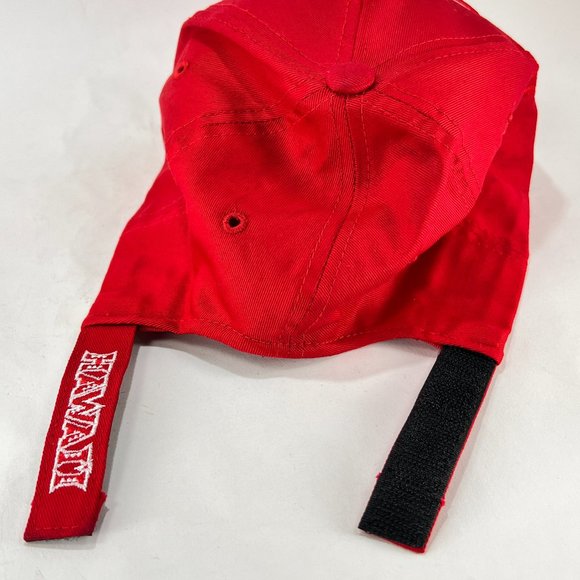 Hawaii Islands Strap Back Cap Hat Red Chelona USA Paradise Beach Adult Mens - Picture 15 of 15